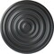 Ekena Millwork Carton Ceiling Medallion (For Canopies up to 2 5/8"), Hand-Painted Pewter, 12 5/8"OD x 1"P CM13CAPES - alternate 1